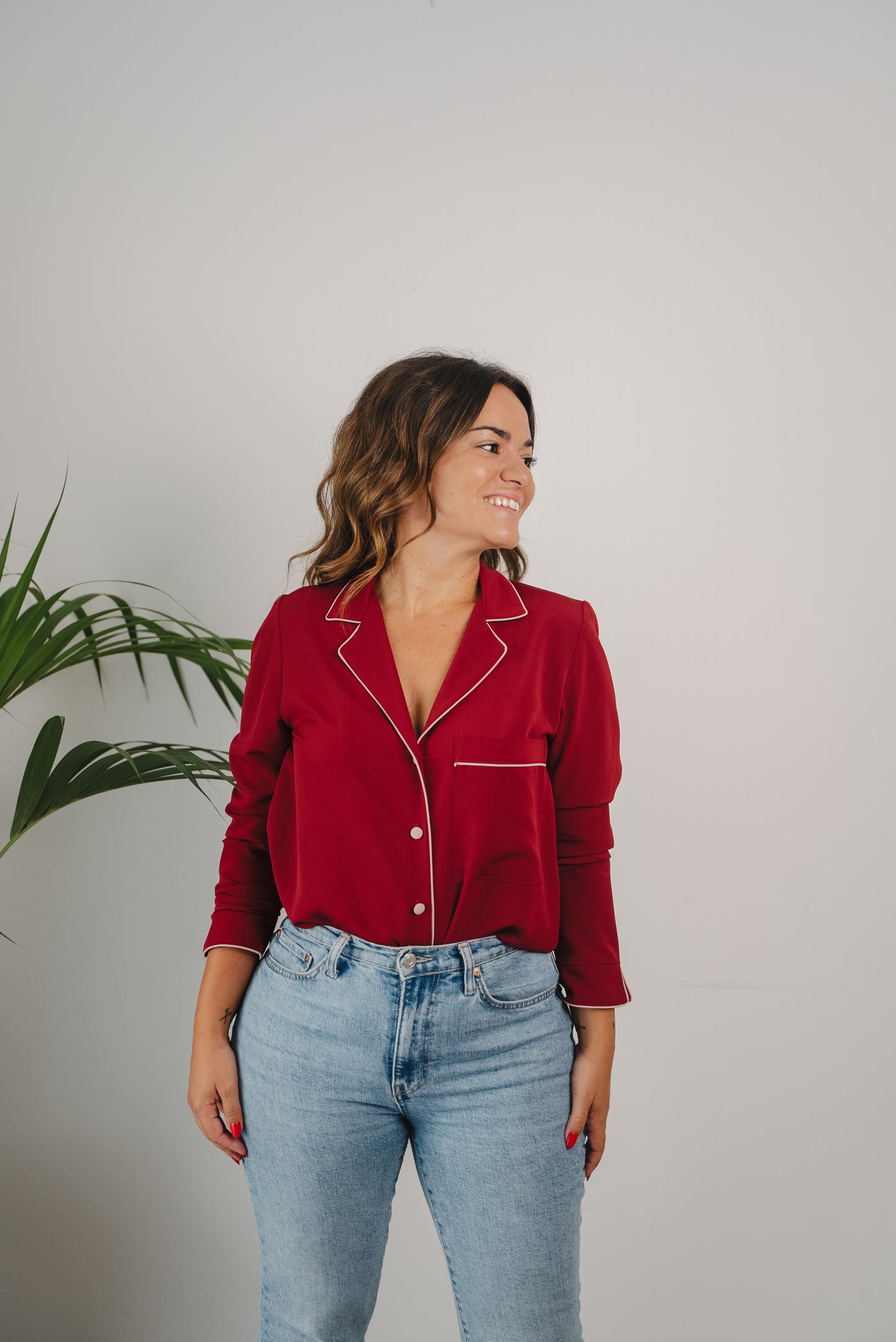 Camisa ATENAS RUBÍ