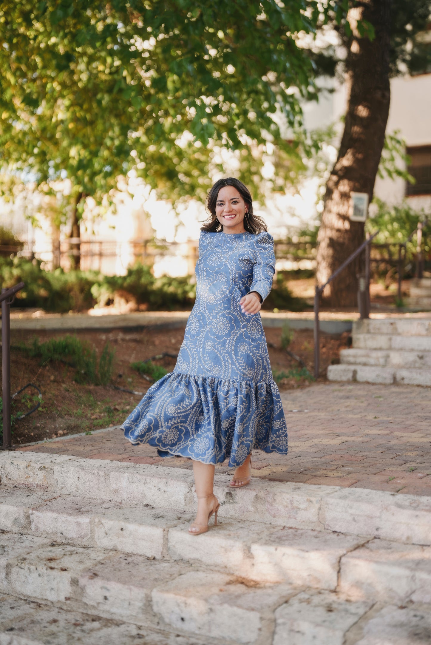 Vestido VESUBIO azul