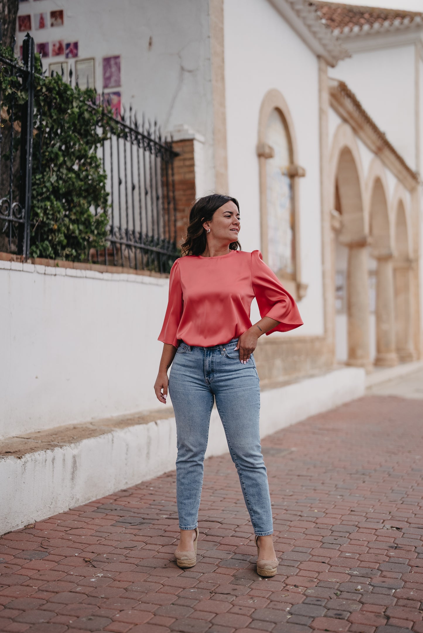 Blusa NUBE SATINADA