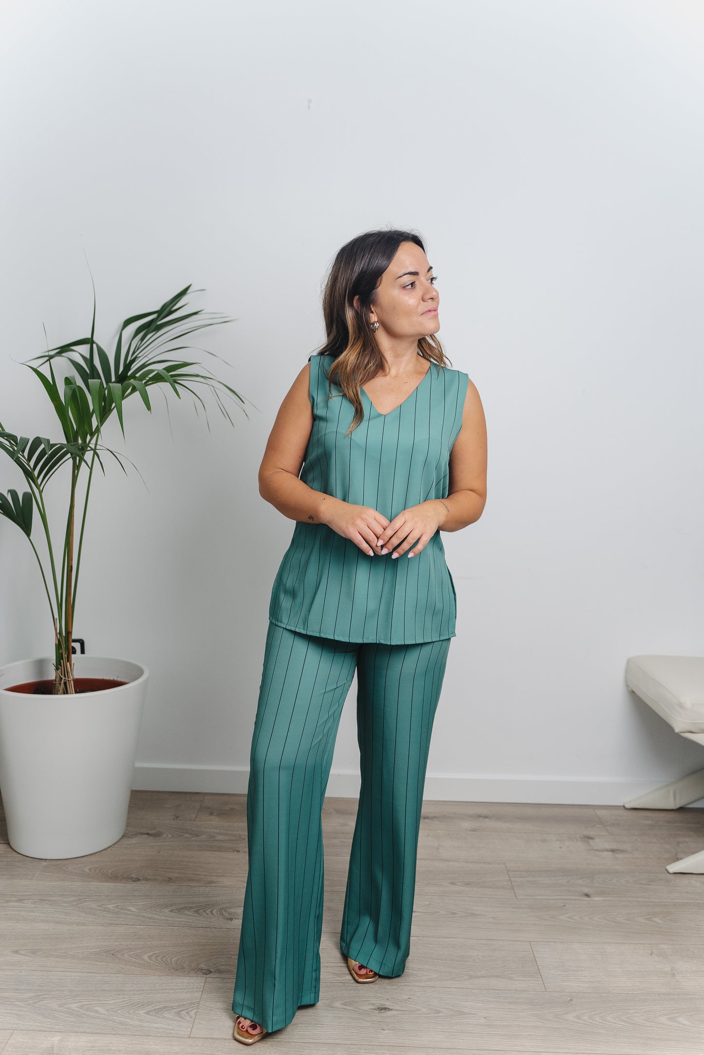 Conjunto WÓLOF rayas negras