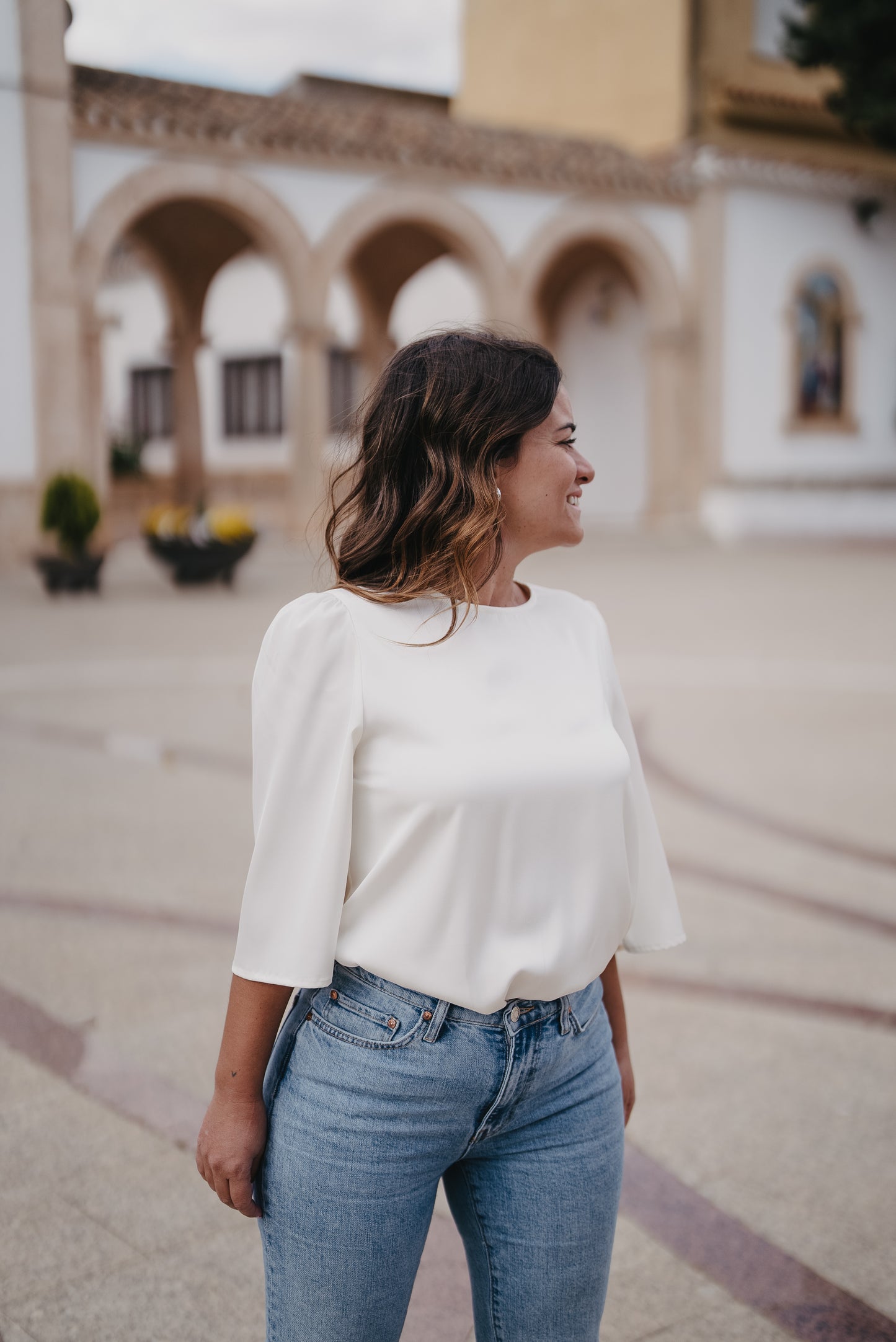 Blusa NUBE SATINADA