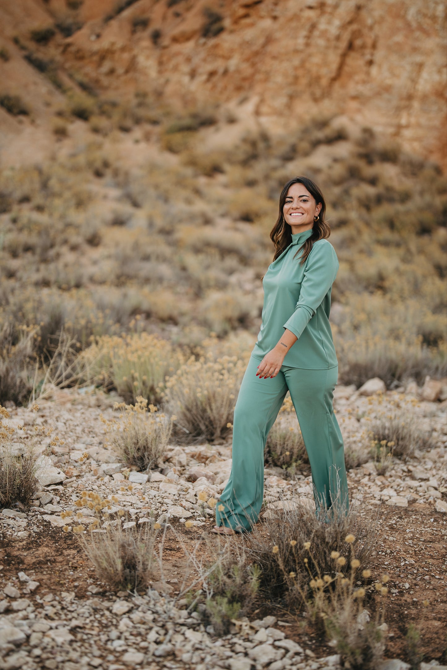Conjunto NUBA color VERDEGRIS