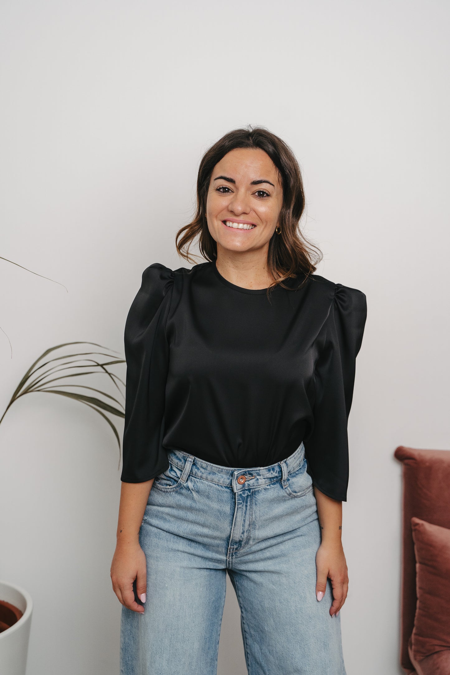 Blusa NUBE SATINADA