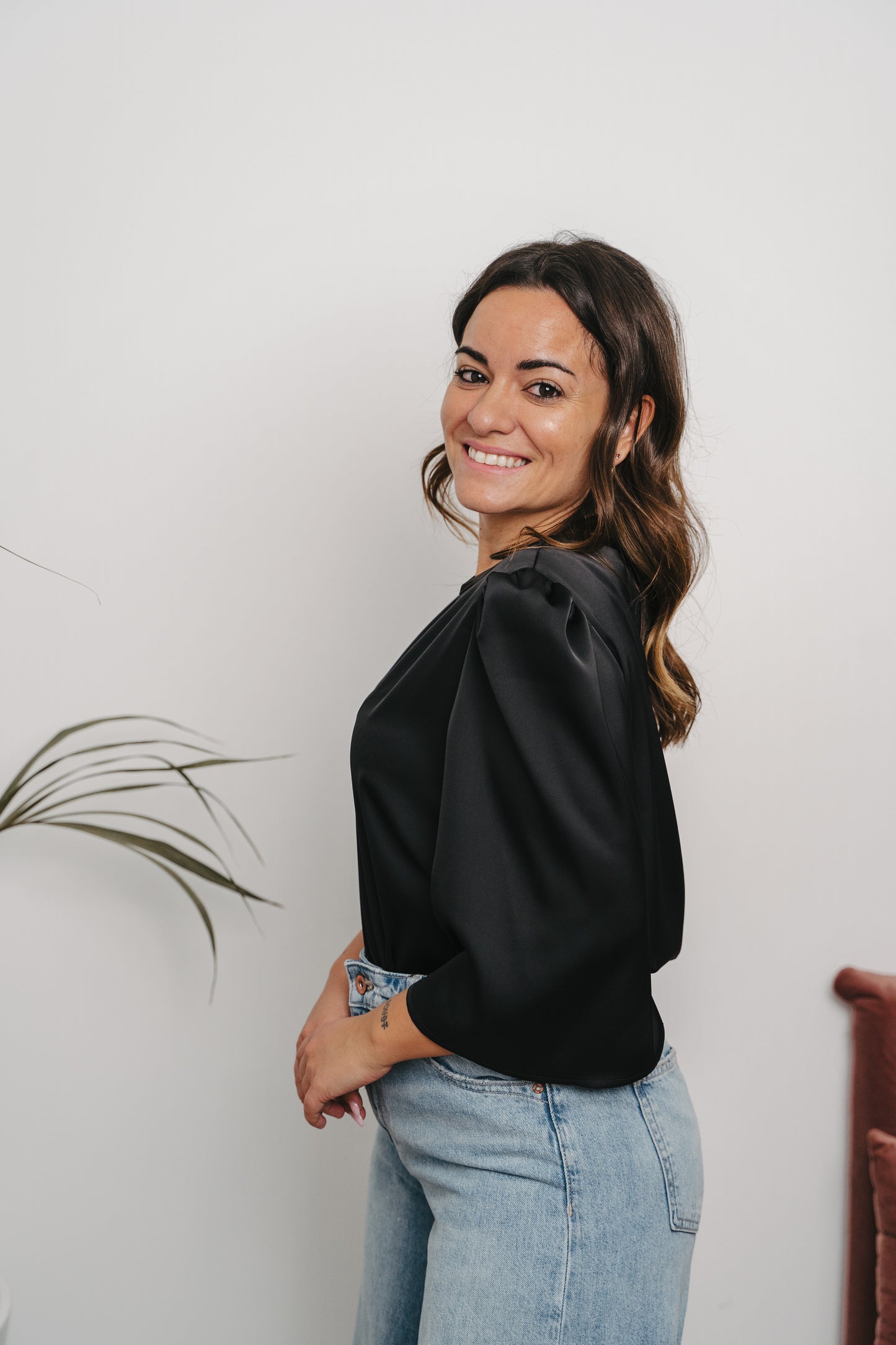 Blusa NUBE SATINADA