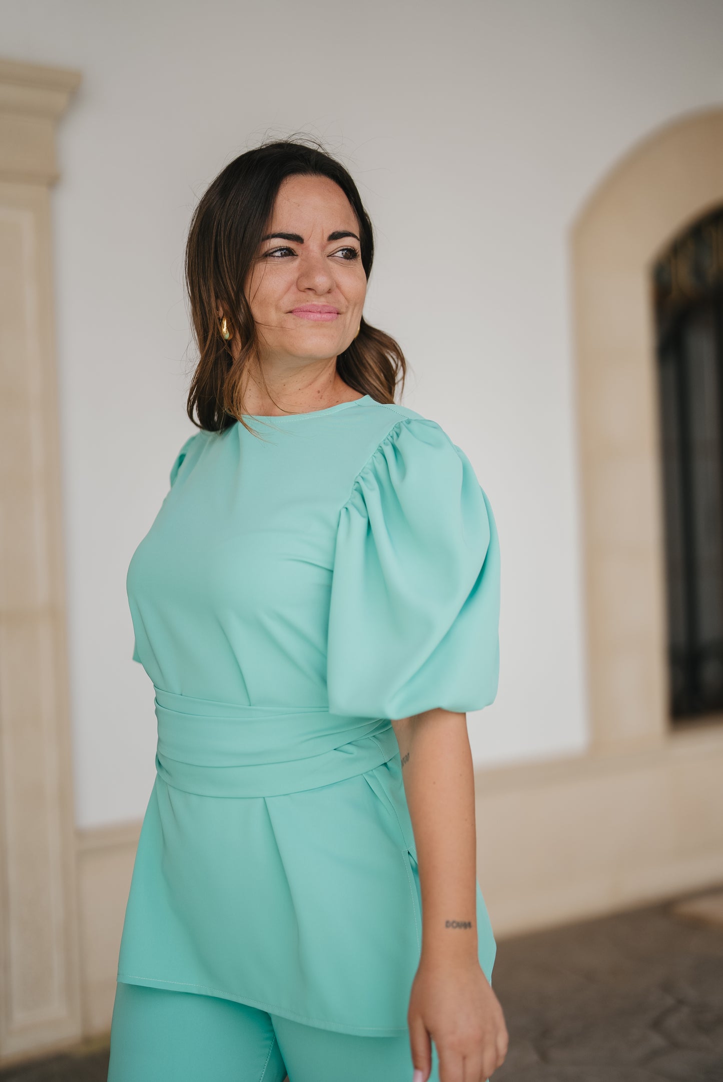 conjunto SUBIRAT verde agua
