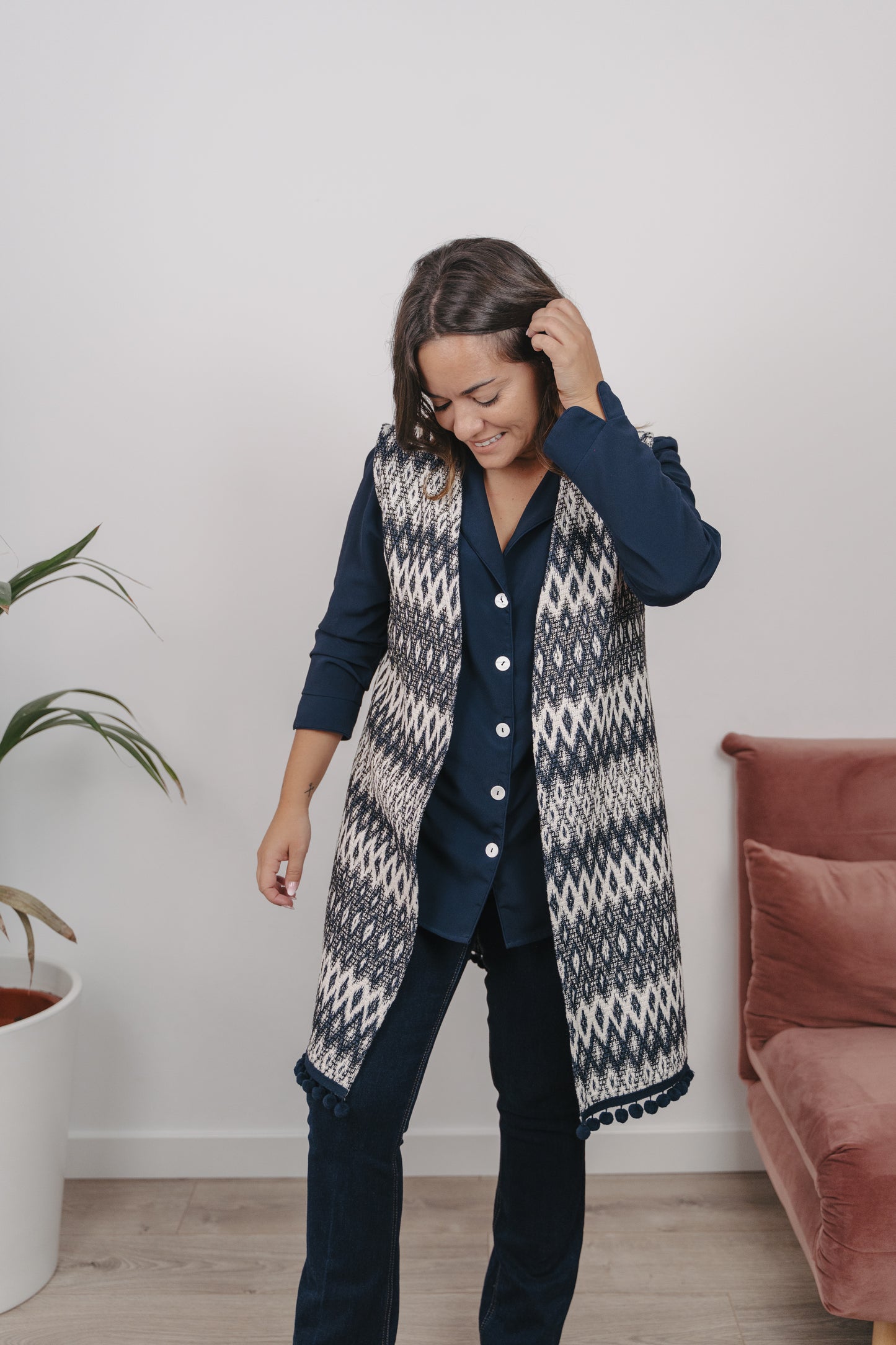 Chaleco TWEED BORLAS