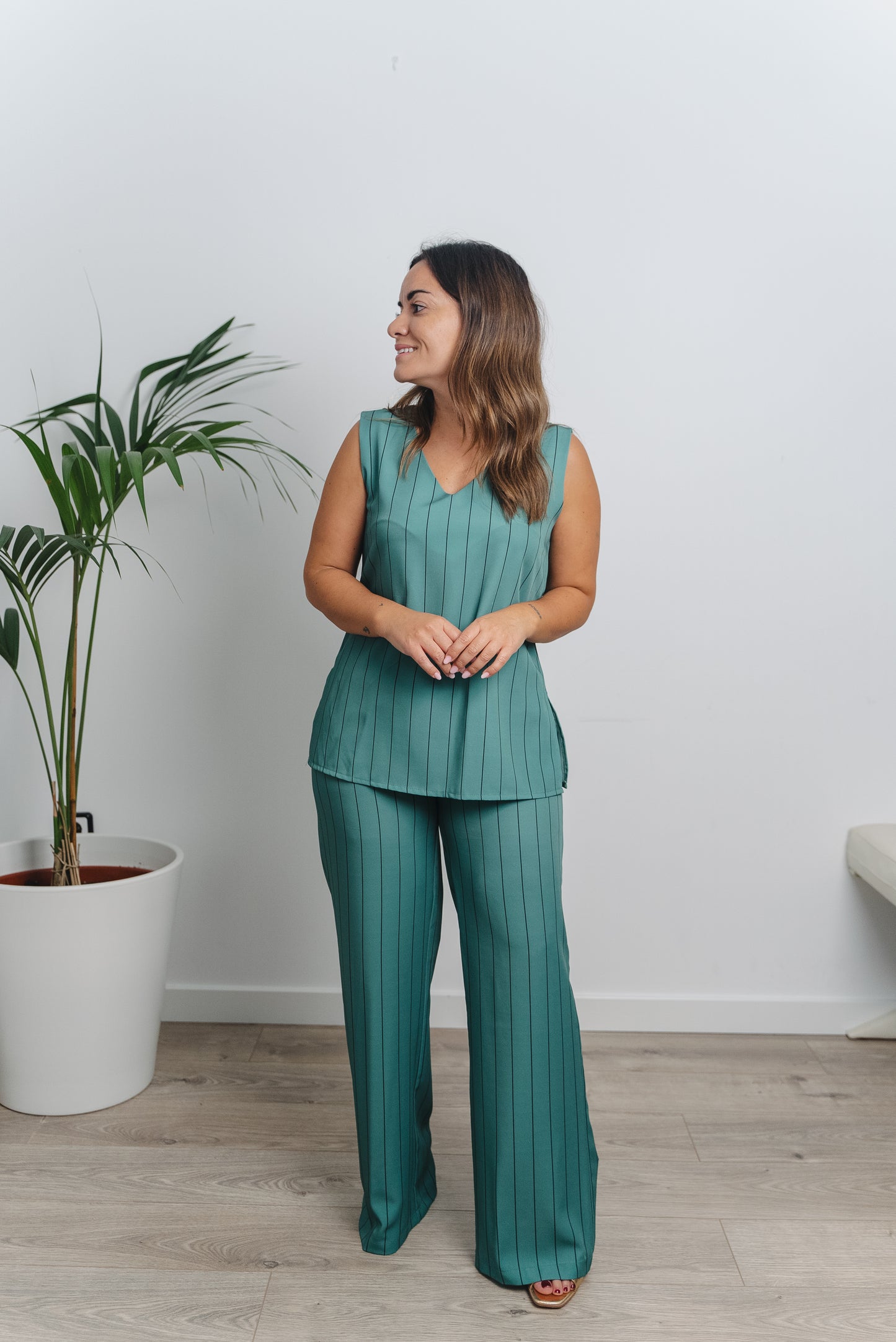 Conjunto WÓLOF rayas negras