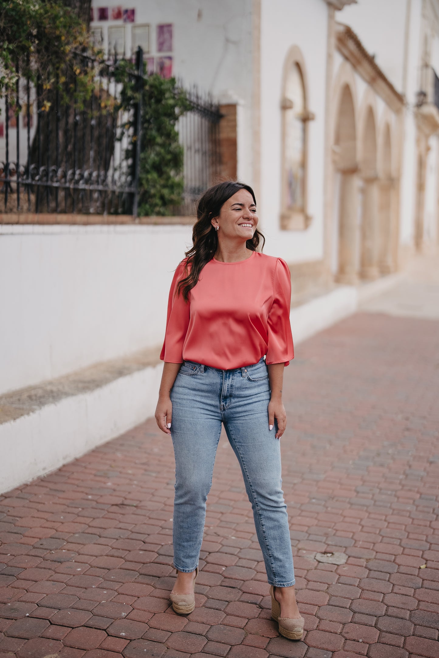 Blusa NUBE SATINADA