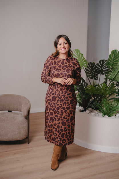 Vestido MODIGLIANI choco