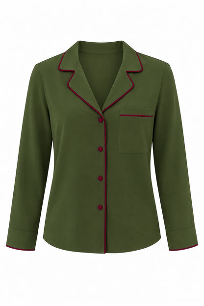 Camisa ATENAS matcha