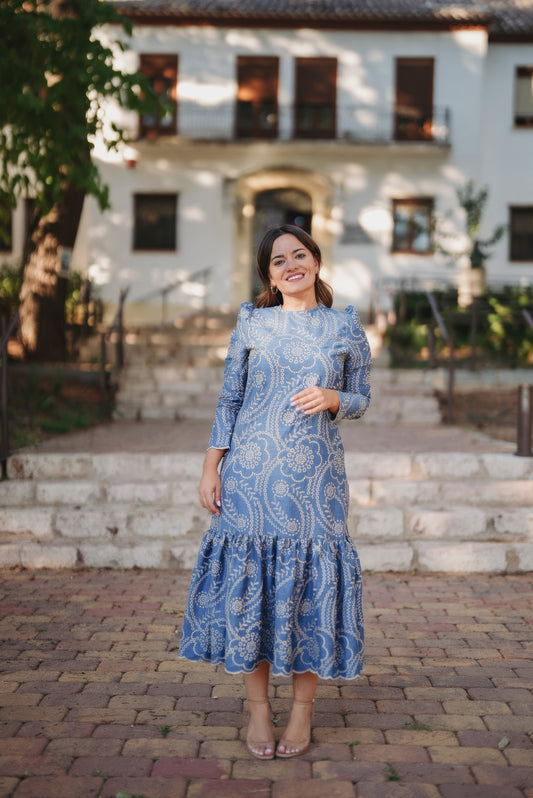 Vestido VESUBIO azul