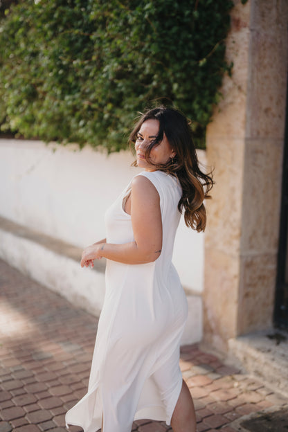 Vestido MAGNOLIA white