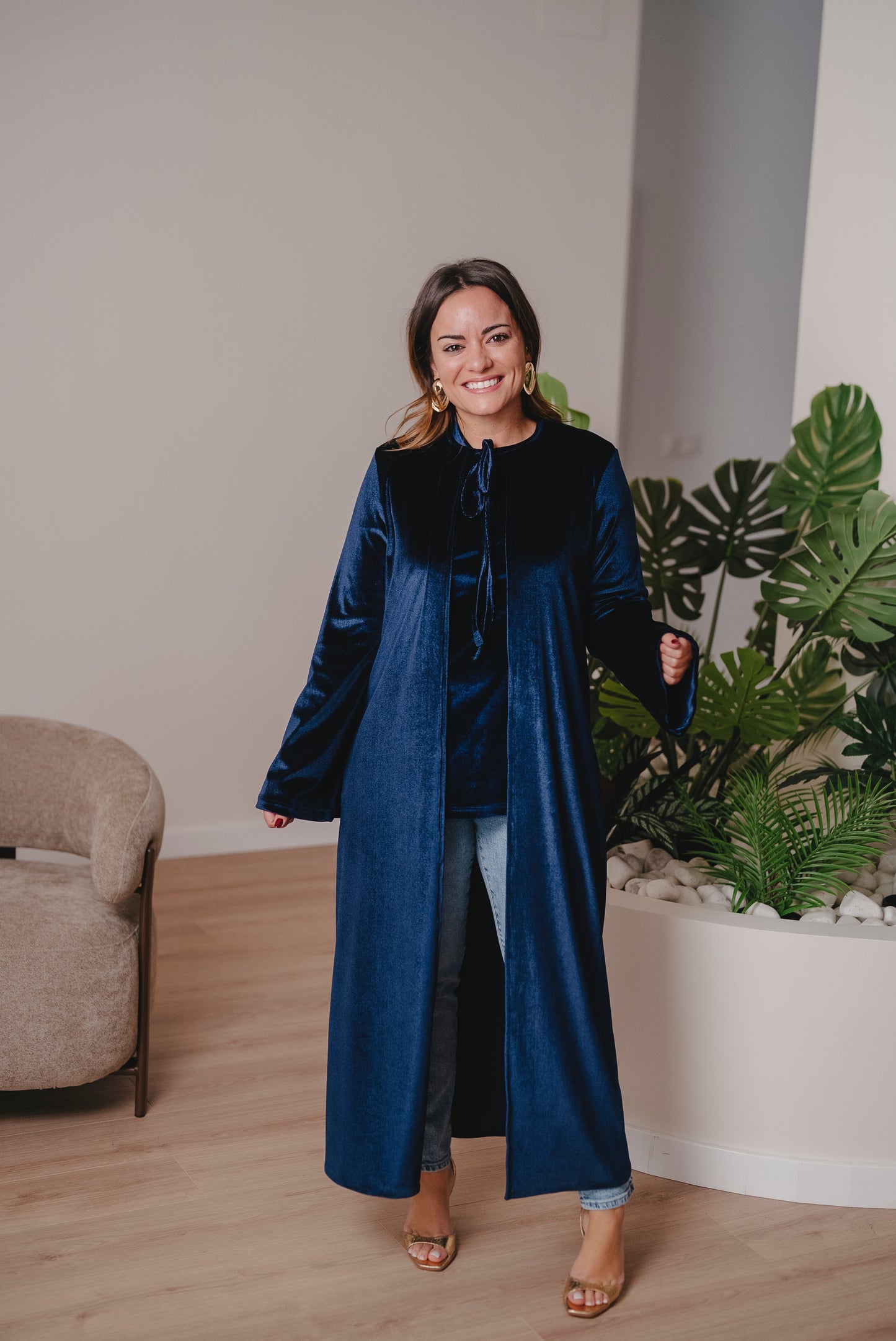 Abrigo HYDRA azul noche