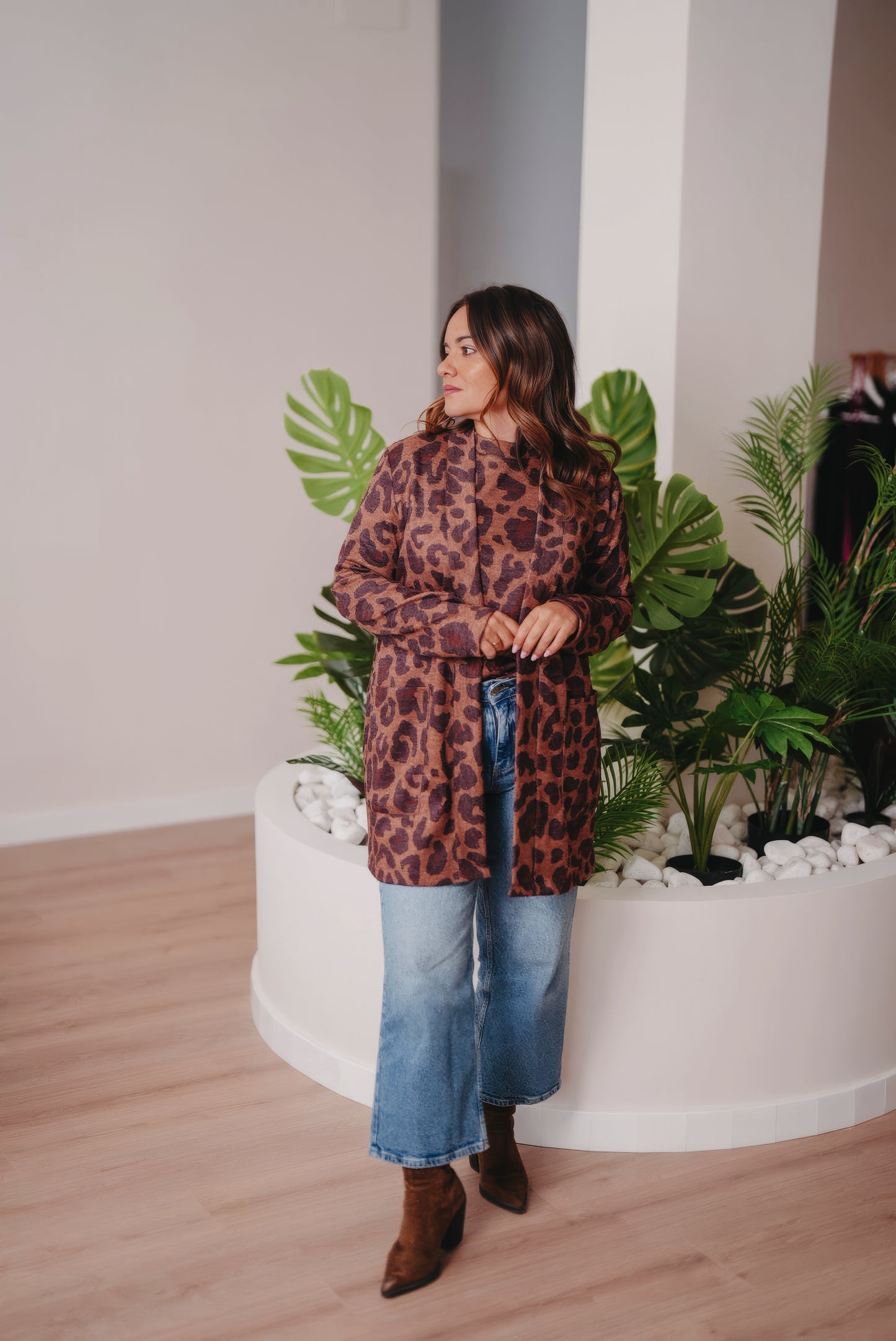 Cardigan TEIDE animal print