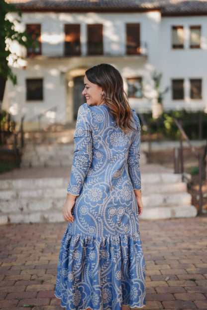 Vestido VESUBIO azul
