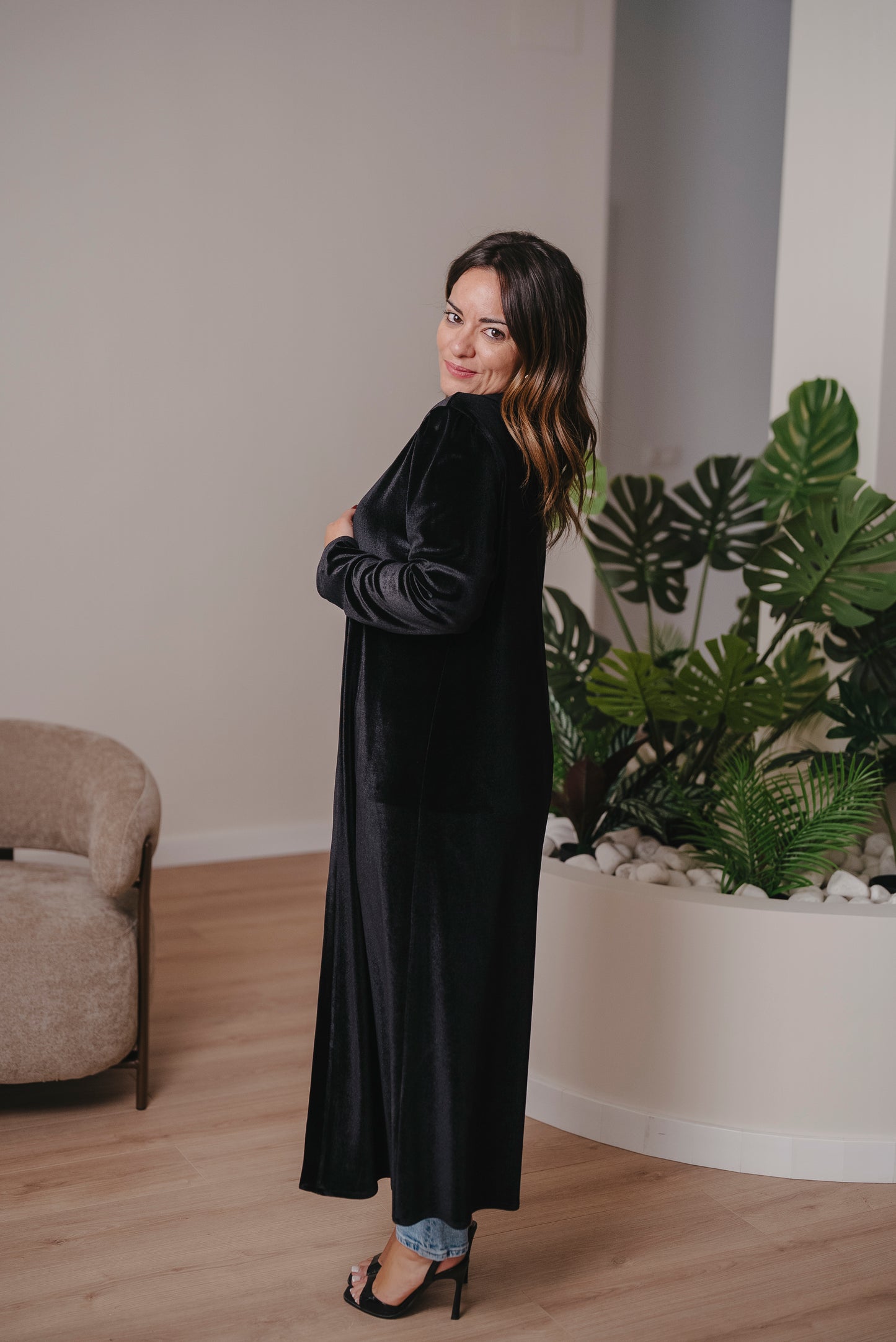 Abrigo ZAREL negro noche