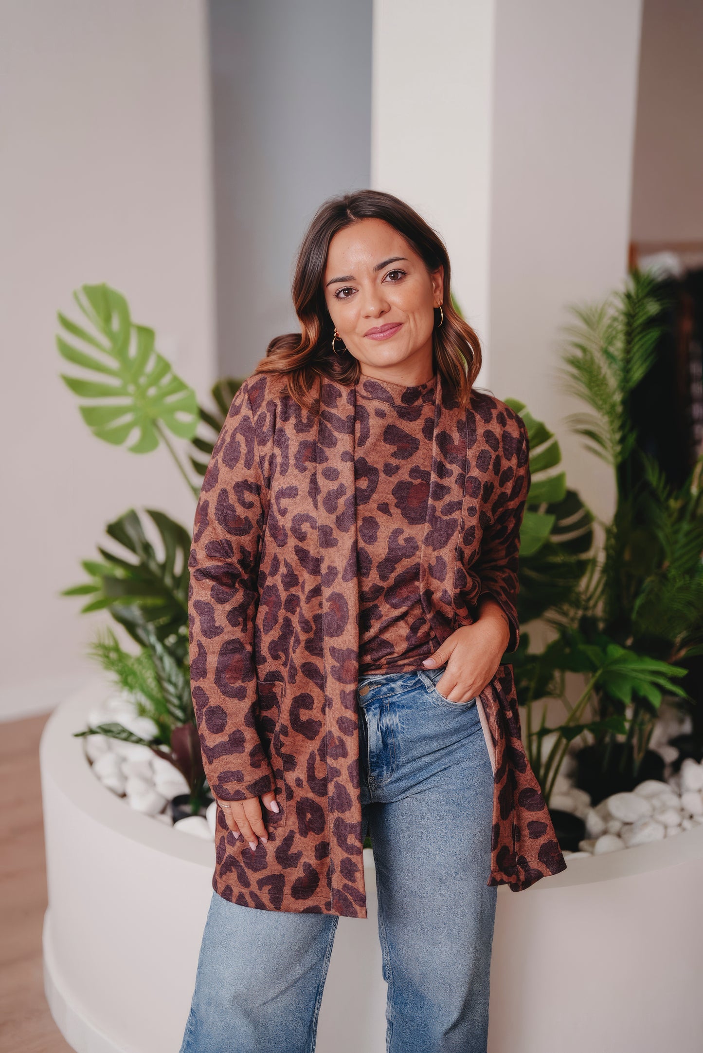 Cardigan TEIDE animal print