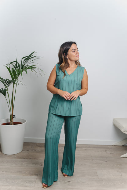Conjunto WÓLOF rayas negras