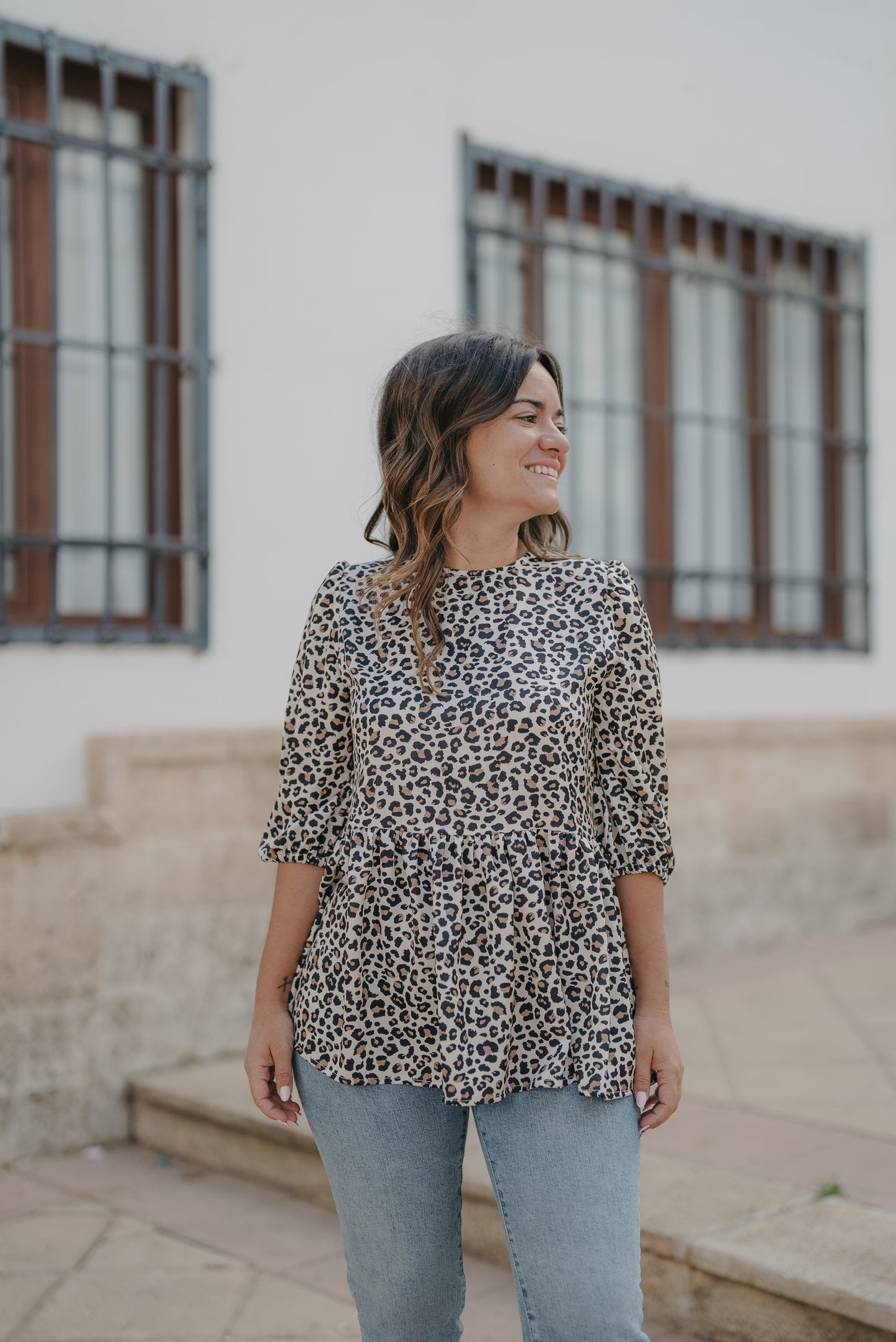 Blusa DIKIM estampado animal print