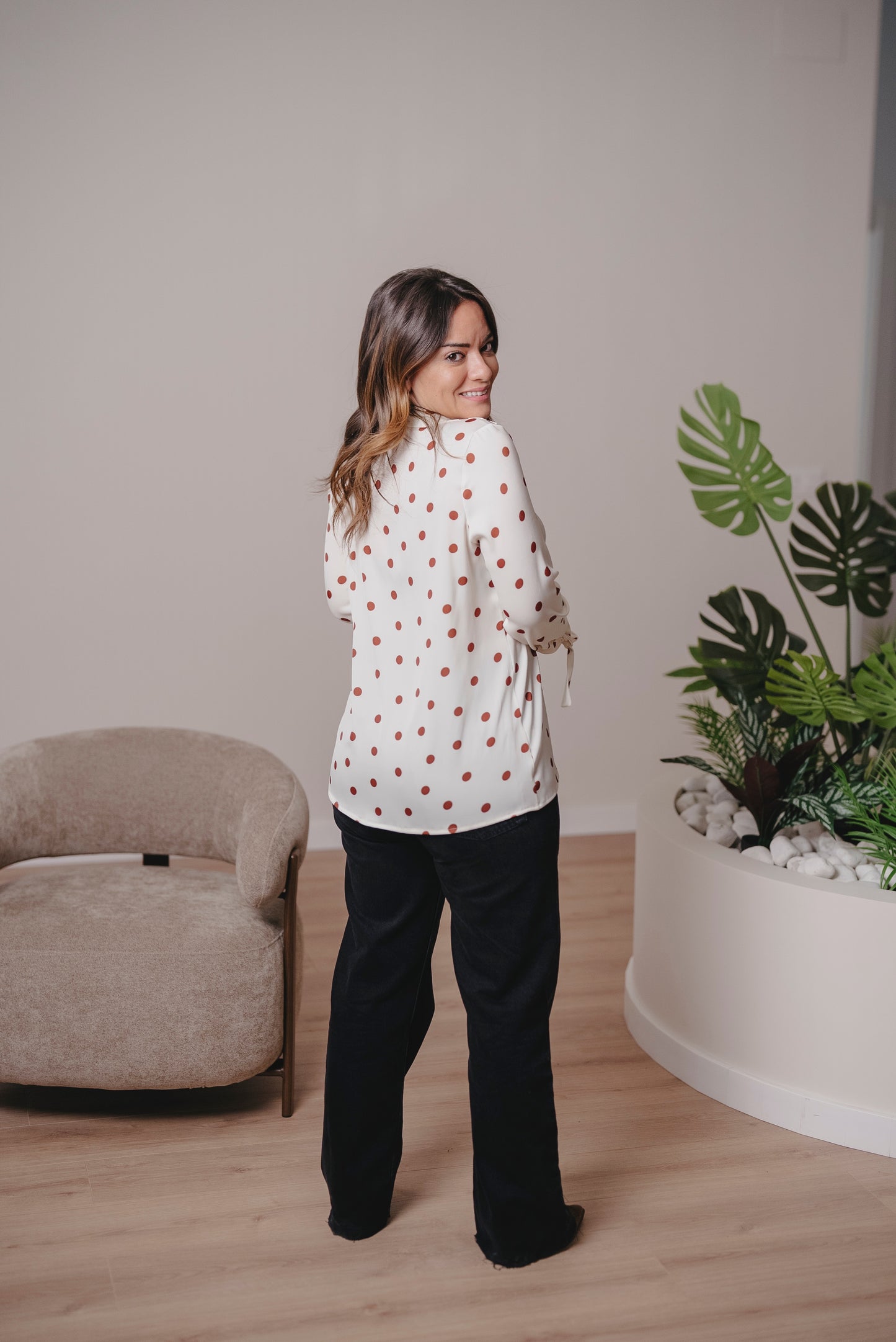 Camisa YASUR lunares