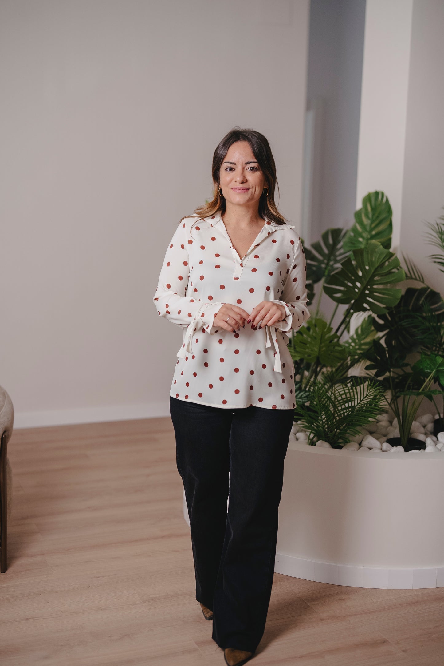 Camisa YASUR lunares