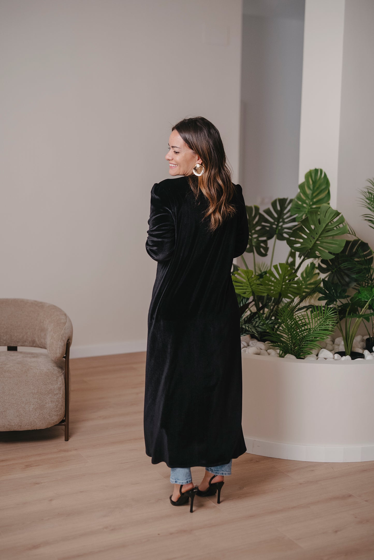 Abrigo ZAREL negro noche