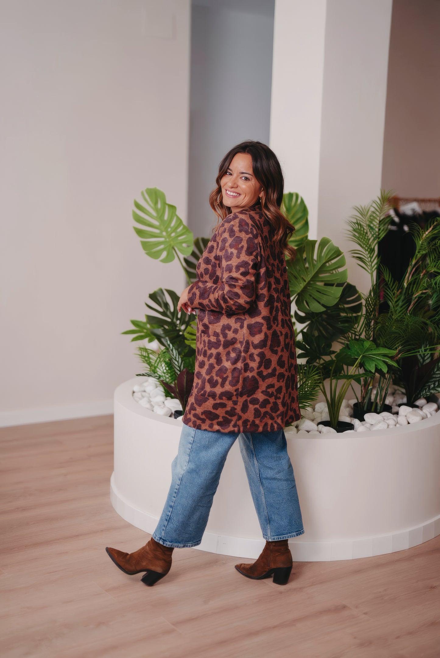 Cardigan TEIDE animal print