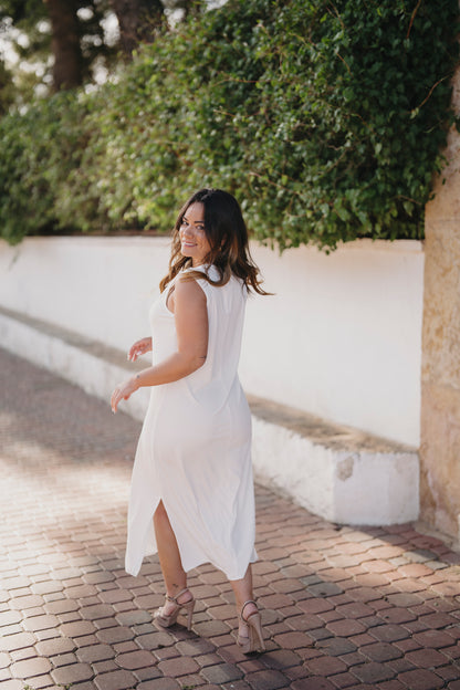 Vestido MAGNOLIA white