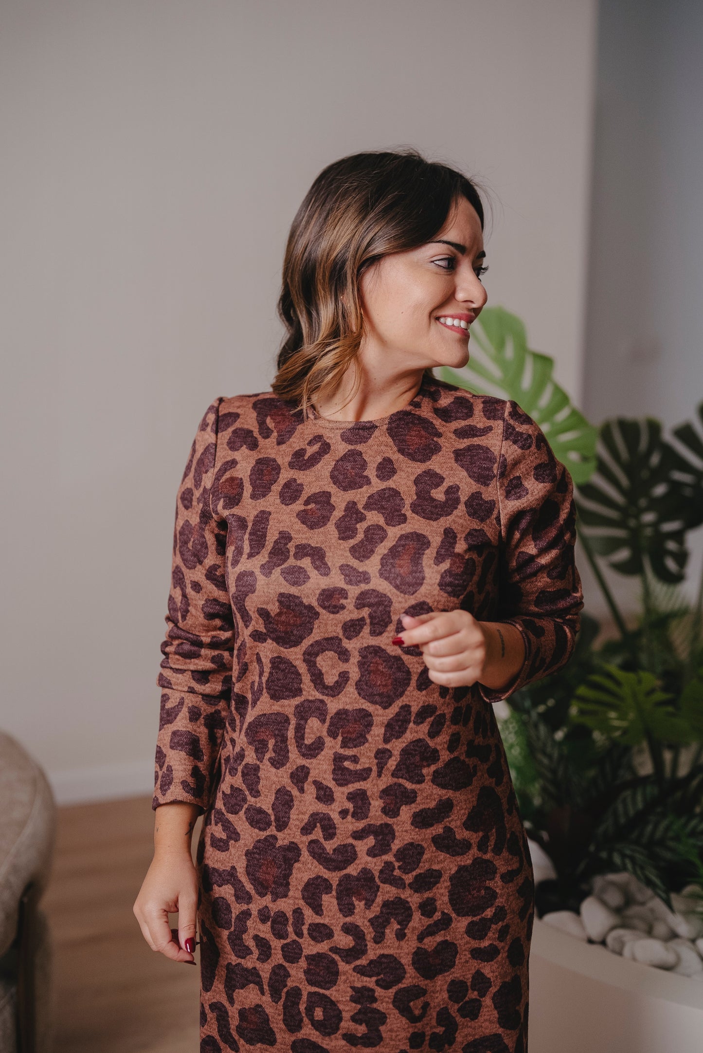 Vestido MODIGLIANI choco