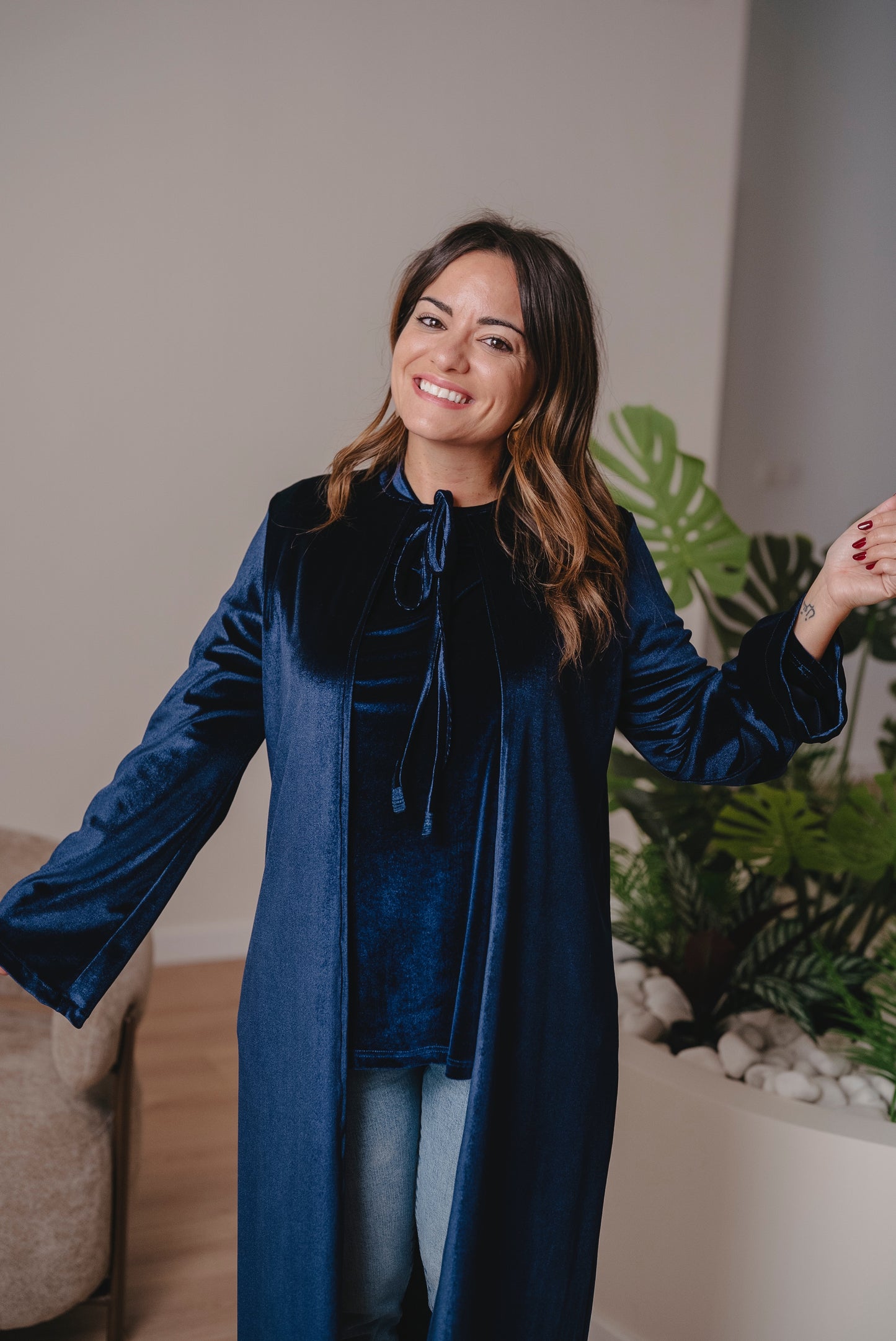 Abrigo HYDRA azul noche