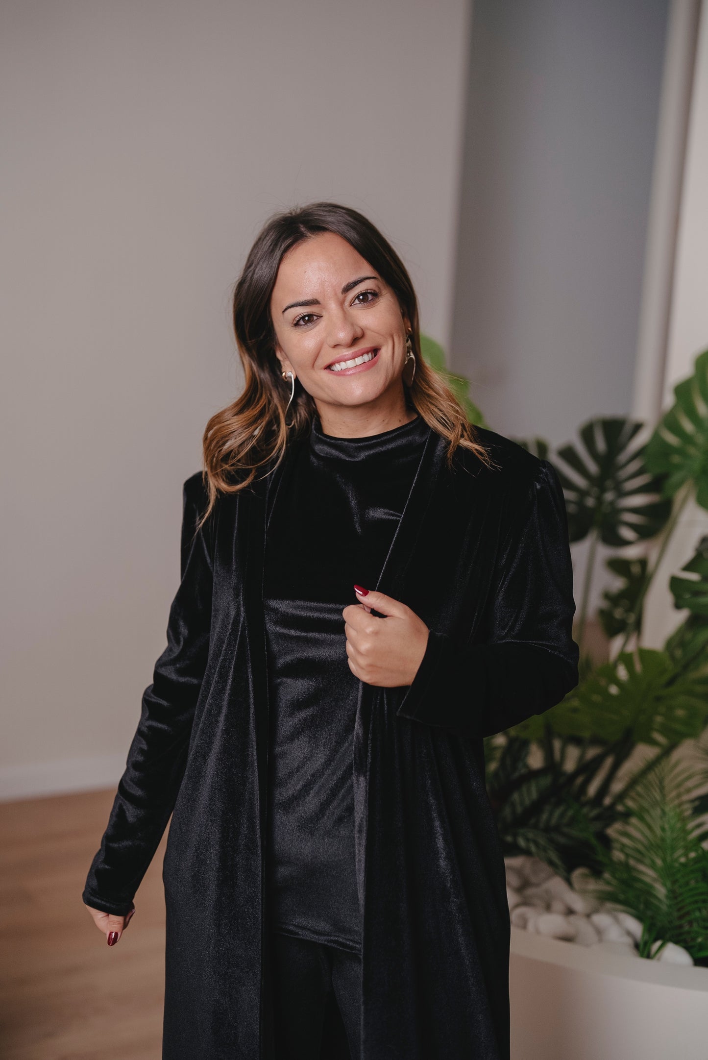 Abrigo ZAREL negro noche