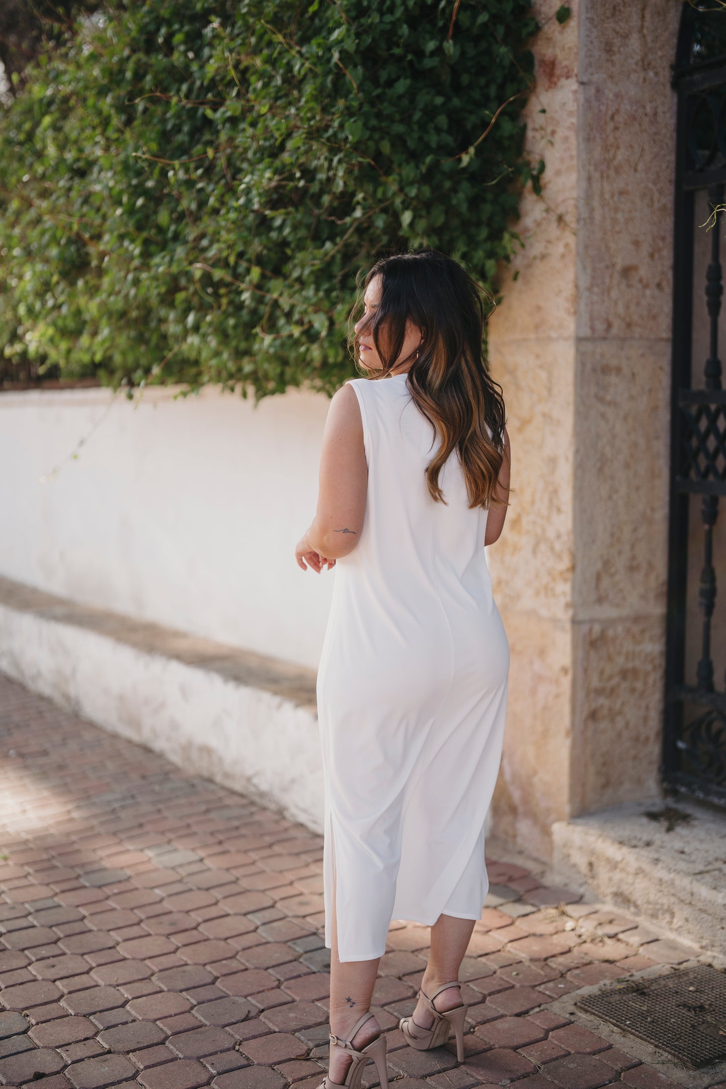 Vestido MAGNOLIA white