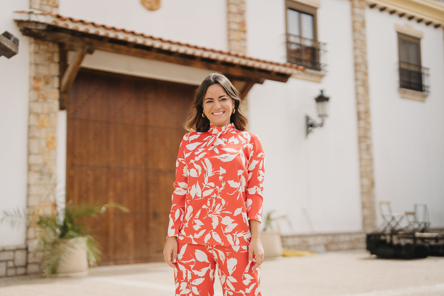 Conjunto MERLOT rojo