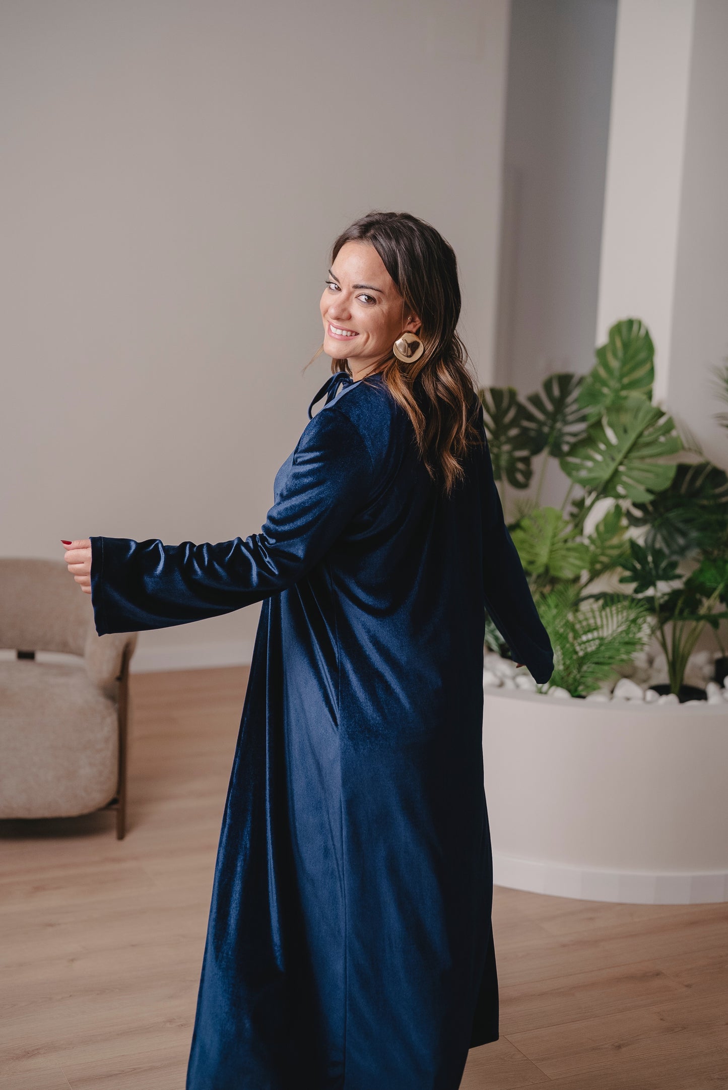 Abrigo HYDRA azul noche