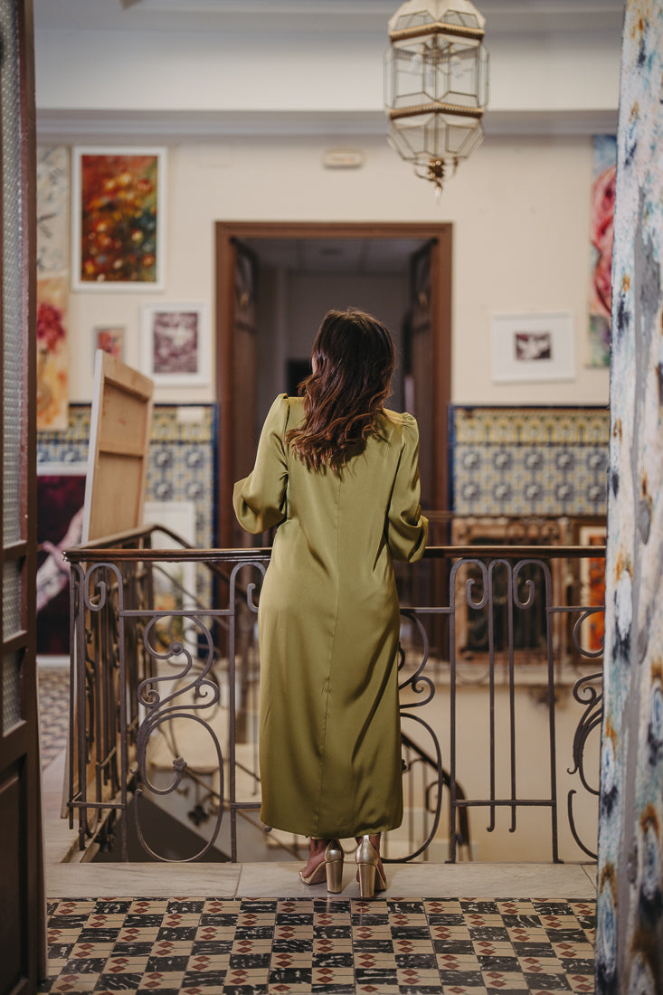 VESTIDO ROTHKO VERDE OLIVA