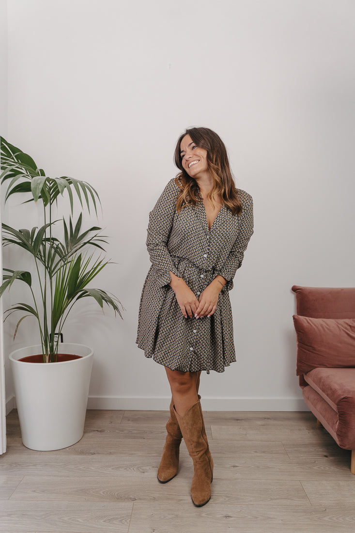 Vestido FREVO geómetrico