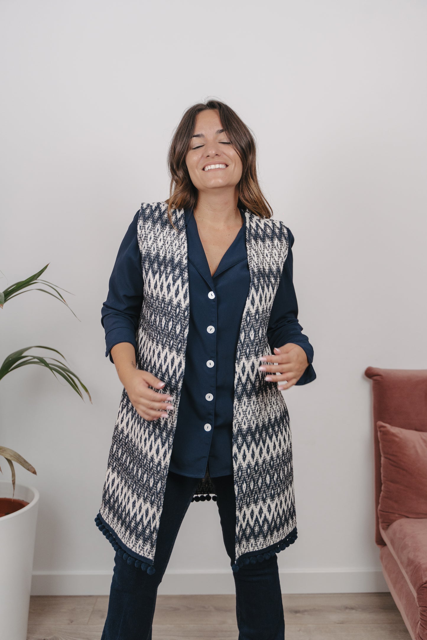 Chaleco TWEED BORLAS