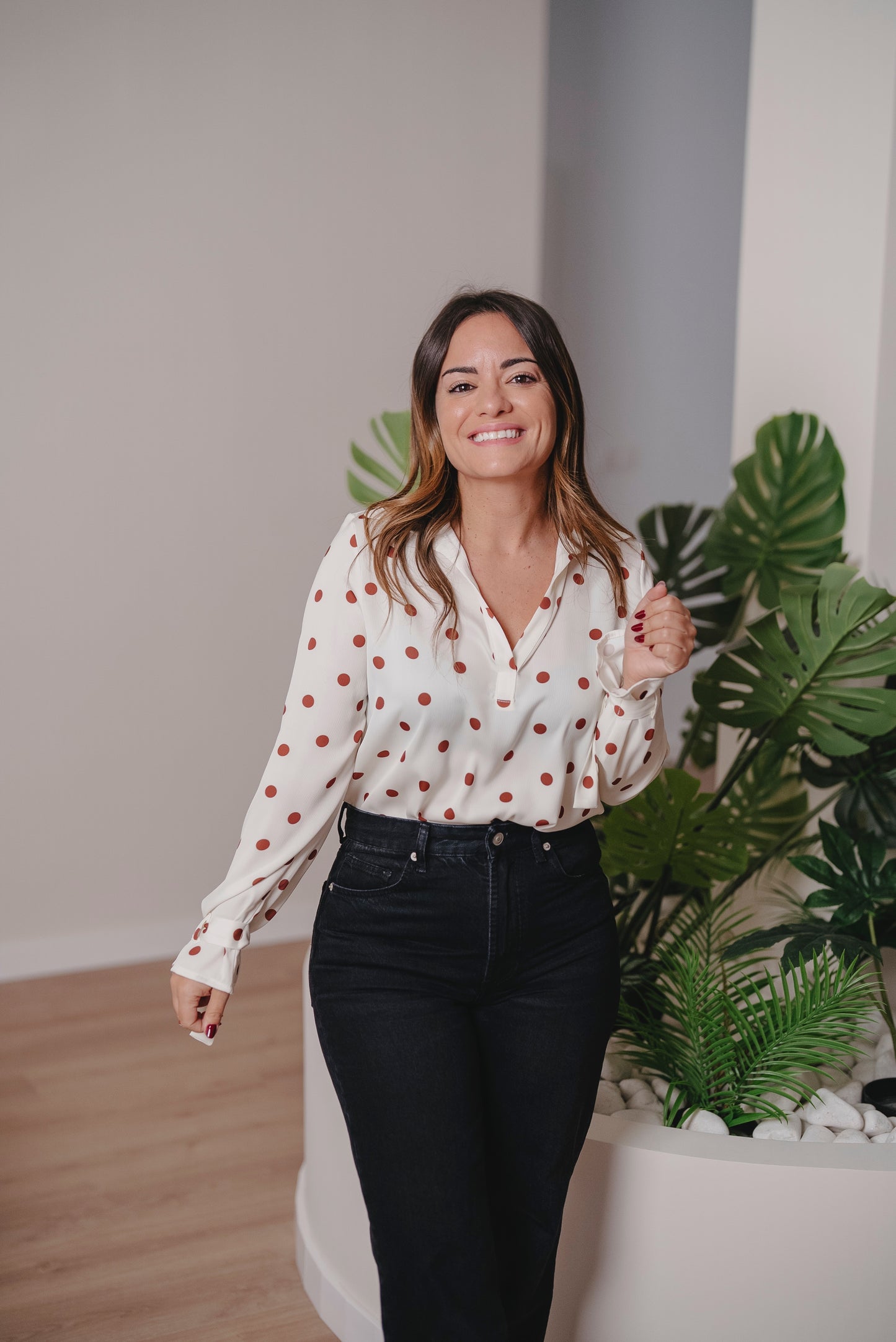 Camisa YASUR lunares