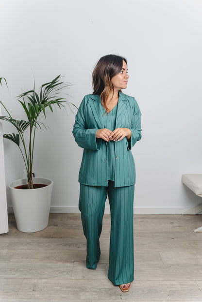 Conjunto WÓLOF rayas negras