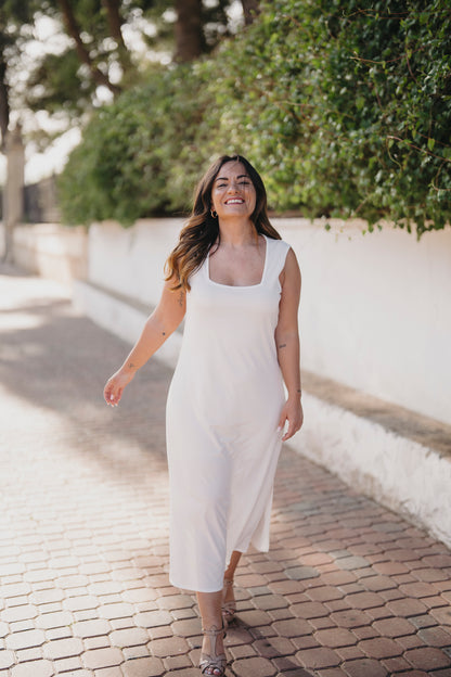 Vestido MAGNOLIA white