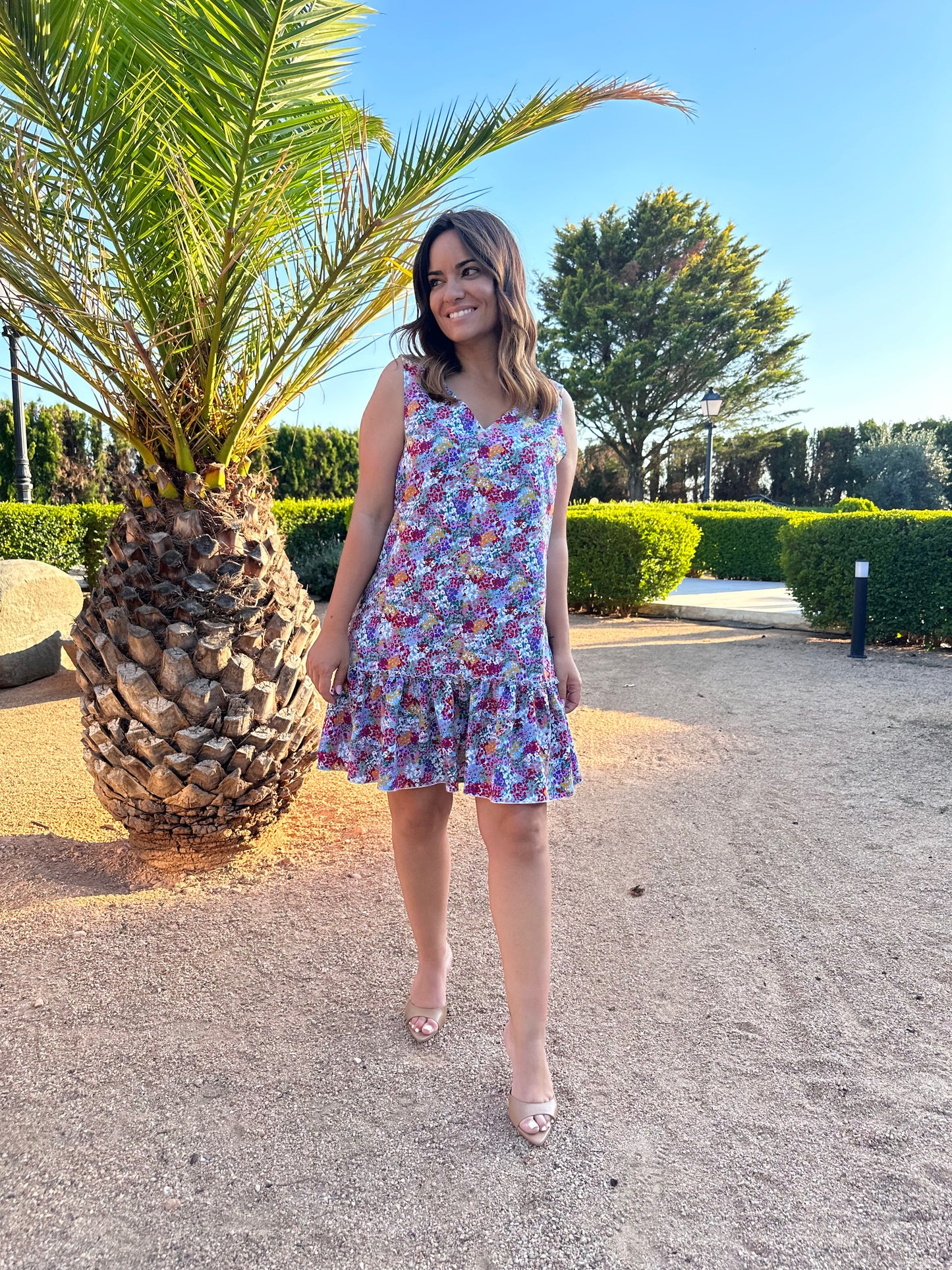 Vestido SIMONA florecitas