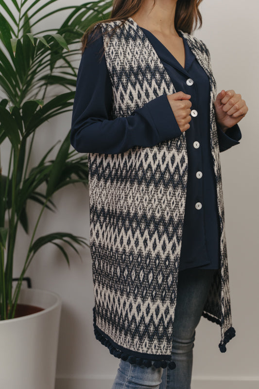 Chaleco TWEED MADROÑOS