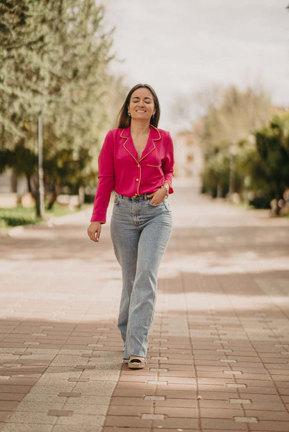 Camisa ATENAS FUCSIA